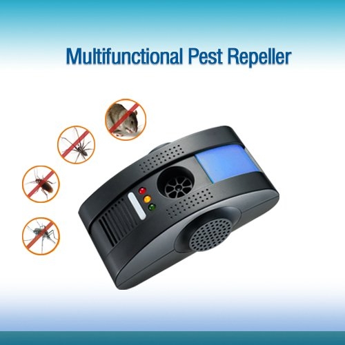 ULTRASONIC ELECTRONIC UK EU PLUG IN RODENT PEST FLY REPELLER MICE RAT CONTROL 