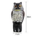 PestExpel Realistic Owl Wind Action Fake Owl Decoy Crow Scarer